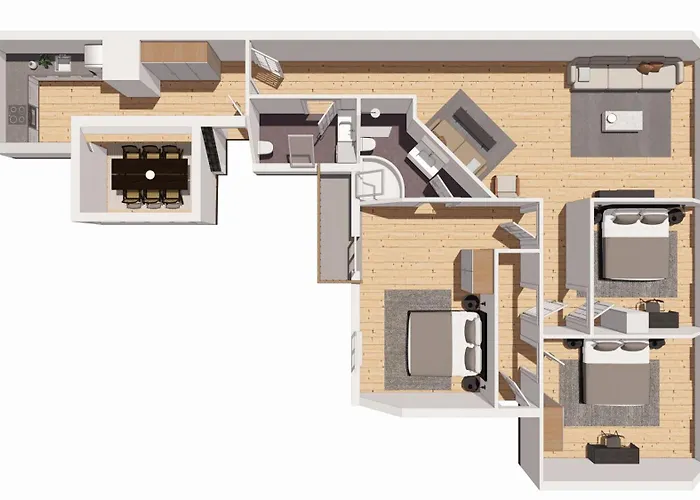 Apartment Bright 3br With Balcony And Amazing View Copenhagen